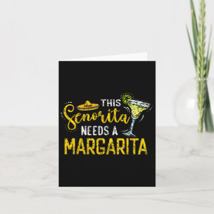 Denna senorita behöver en Margarita Fiesta Mexico Kort