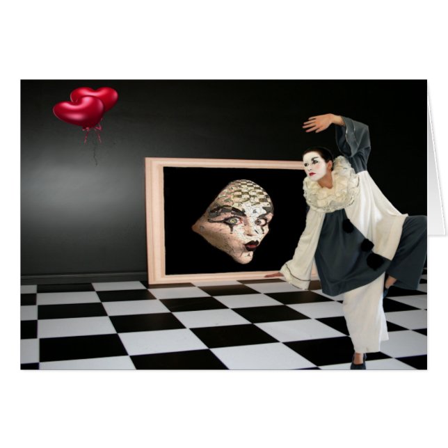 Denna sida av mig hälsningskort (Framsidan Horizontal)