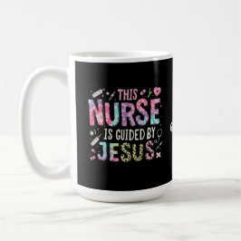 Denna sjuksköterska styrs av Jesus Faith-Filled Gi Kaffemugg