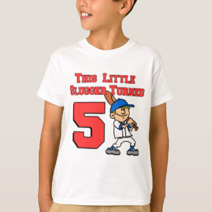 Denna slugger vände baseball lite 5 t shirt