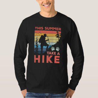 Denna sommar vandring och ha kul natur berg ute t shirt