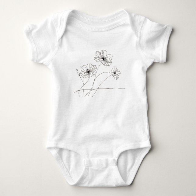 Denna söta babybodys  t shirt (Framsida)