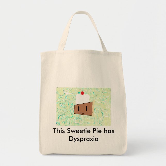Denna Sötnos Paj har Dyspraxia Tygkasse (Framsidan)