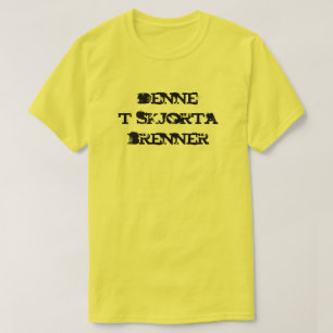 Denna t-shirt brinner i norsk gult