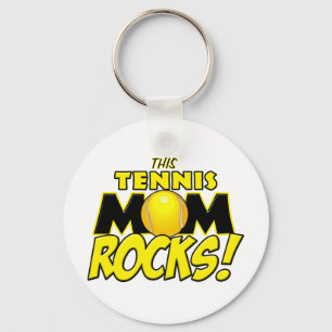 Denna tennismamma Rocks.png Nyckelring