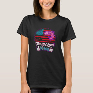 Denna tjej älskar fiske Kvinnor Fiskare Flicka Fis T Shirt