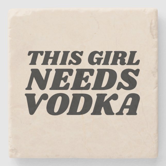 DENNA TJEJ KÖVER VODKA STENUNDERLÄGG (Framsidan)