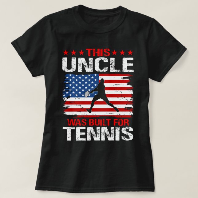 Denna UNCLE byggdes för Tennis T Shirt (Design framsida)