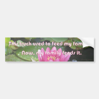 Denna van vid matning för lastbil min familj bildekal