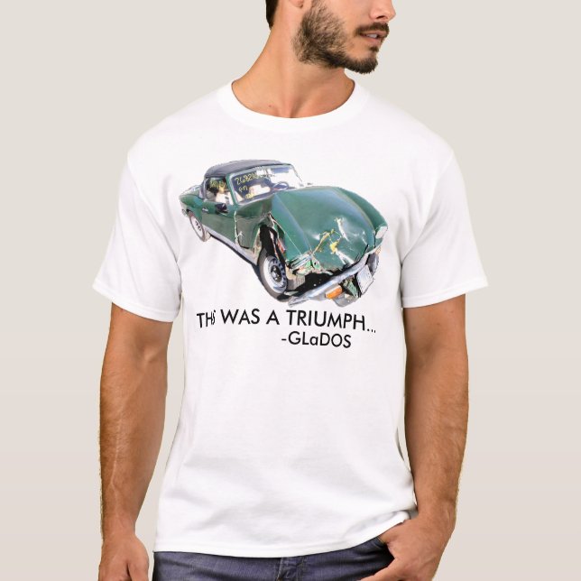 Denna var en triumfskjorta tee shirt (Framsida)