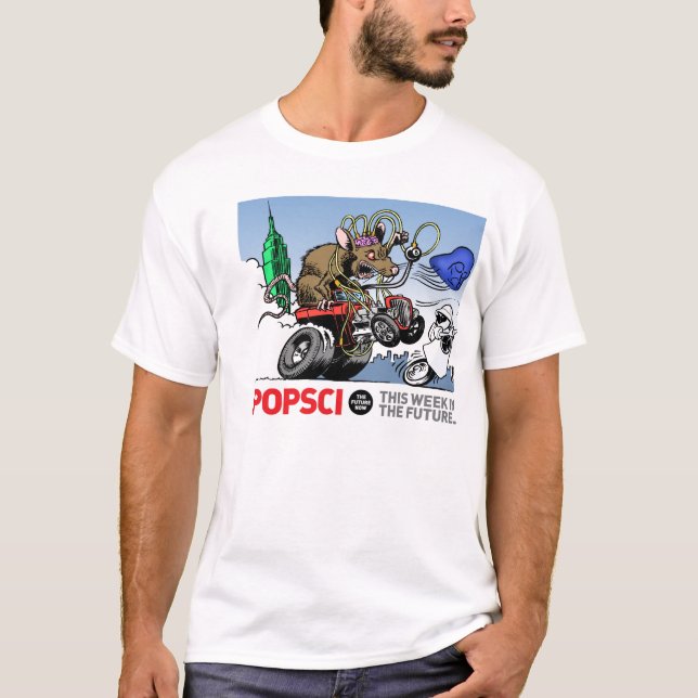 Denna vecka i den framtida 2010en-10-08 t-shirt (Framsida)