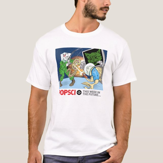 Denna vecka i framtiden vid den Baarbarian (5) T-shirt (Framsida)