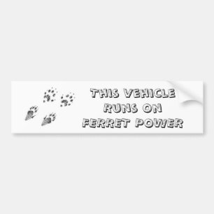 Denna VehicleRuns OnFERRET DRIVER Bildekal