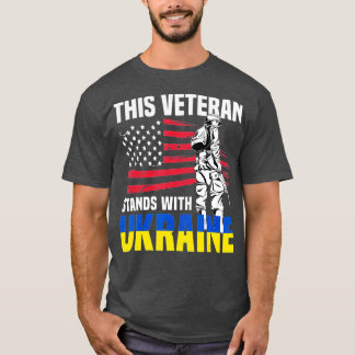 Denna veteran ligger med Ukraina T Shirt