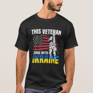 Denna veteran ligger med Ukraina T Shirt
