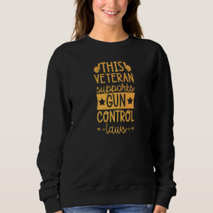 Denna veteran stöder lagar om skjutvapenreglering t shirt