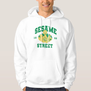 Denna vintage-grafik från Sesamgatan visar Elmo, B Hoodie