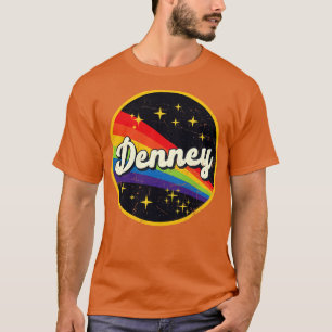 Denney Rainbow in Space Vintage GrungeStyle T Shirt