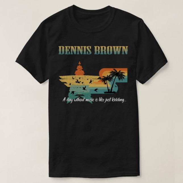 DENNIS BROWN TShirt T Shirt (Design framsida)