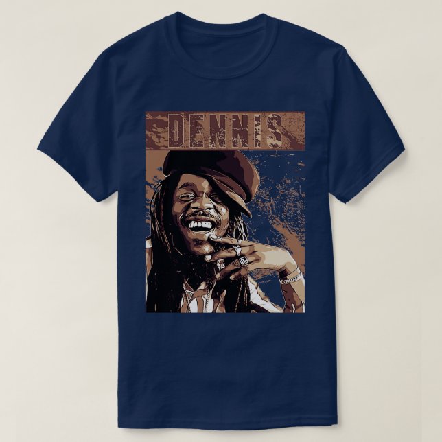Dennis Brown vintage T Shirt (Design framsida)