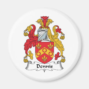 Dennis familjvapensköld magnet