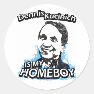 Dennis Kucinich är min hempojke Runt Klistermärke