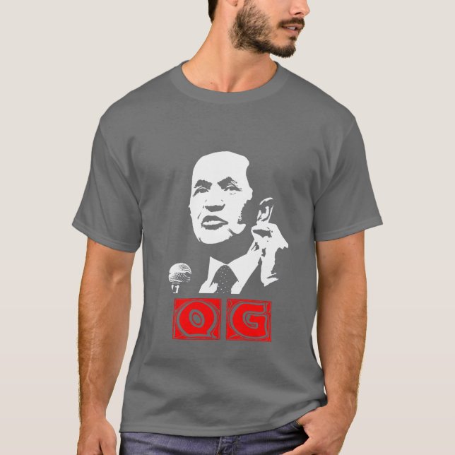 Dennis Kucinich:  Original- Gangsta Tee Shirt (Framsida)
