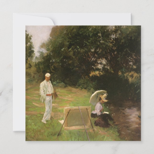 Dennis Miller Bunker Målar på Calcot av Sargent (Framsida)