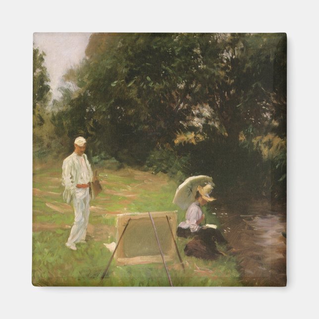 Dennis Miller Bunker Målar på Calcot av Sargent Magnet (Framsidan)