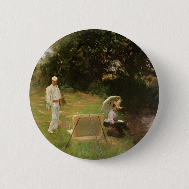 Dennis Miller Bunker Painting vid Calcot av Sargen Knapp (Framsida)