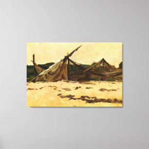 Dennis Miller Bunker's Nets and Sails Dining Canvastryck