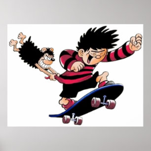 Dennis och gnasher poster