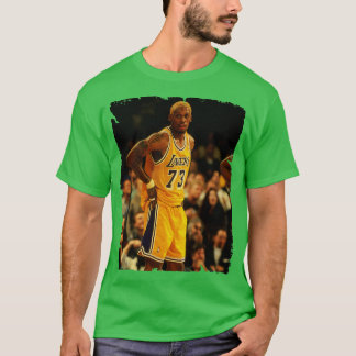 Dennis Rodman Vintage Design of Basketball 2 T Shirt