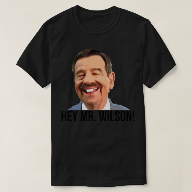 Dennis the Menace -  Hey Mr. Wilson! Sticker T Shirt (Design framsida)