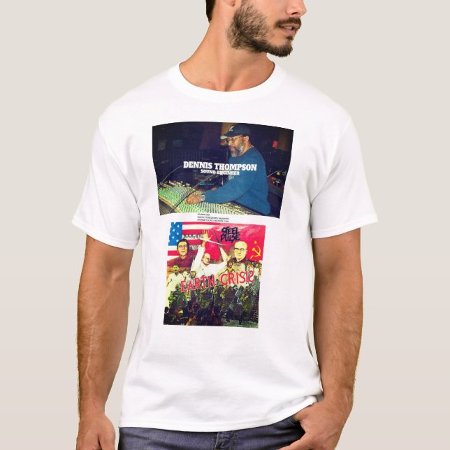 DENNIS THOMPSON Grundläggande herr T-shirt (Framsida)