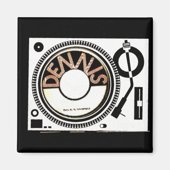 DENNIS TURNTABLE MAGNET (Framsidan)