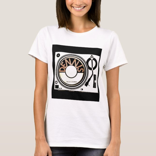DENNIS TURNTABLE T SHIRT (Framsida)