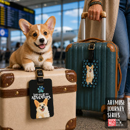 DENNY corgi - ArtMuse Journey Series Bagagebricka