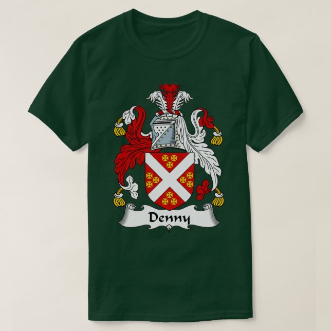 Denny Jackar Arm Family Crest T Shirt (Design framsida)