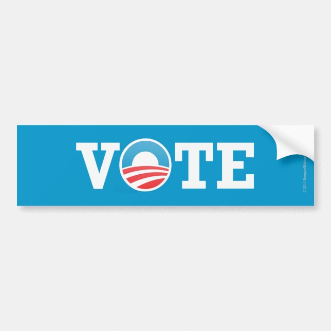 DenObama klistermärken röstar (Framsidan)