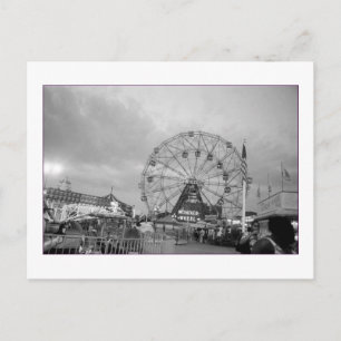 Denos hjulparkeringskort (Coney Is., NY) Vykort