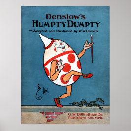 Denslow's Humpty Dumpty Bok Cover Poster på Canva