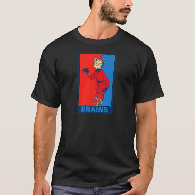 Denslows Wizard of Oz: Hjärnor Tee (Framsida)