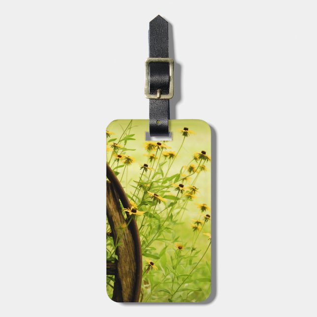 DenSynade Susan och vagnen rullar fotoet Bagagebricka (Vertikal Framsida)