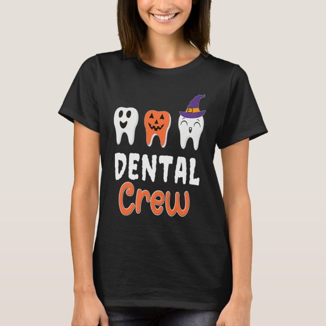 Dental and Pharmacy Halloween Costumes T Shirt (Framsida)