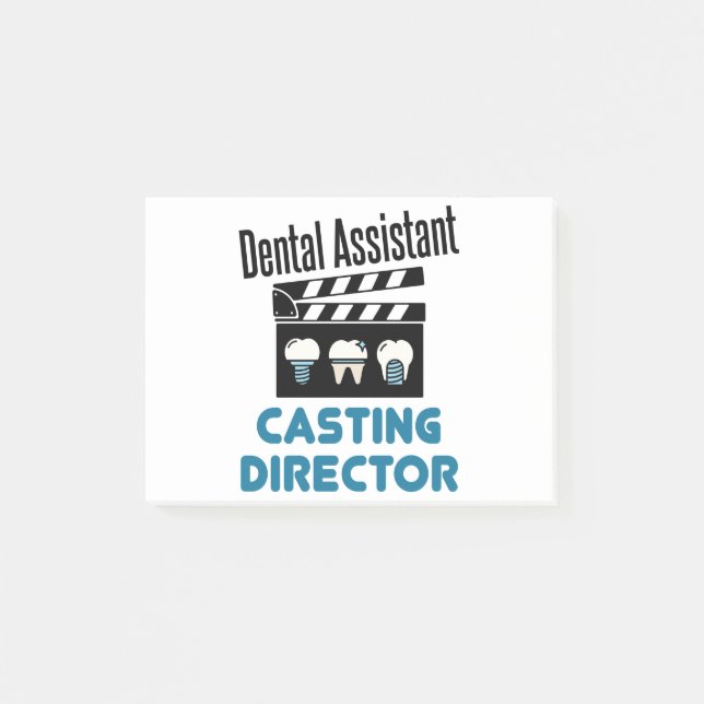 Dental Assistant Casting Director Post-it Block (Framsida)