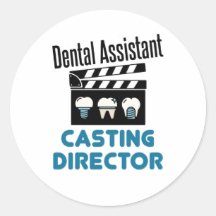 Dental Assistant Casting Director Runt Klistermärke