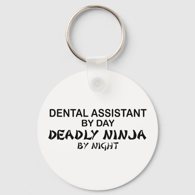 Dental Assistant Deadly Ninja Nyckelring (Framsida)