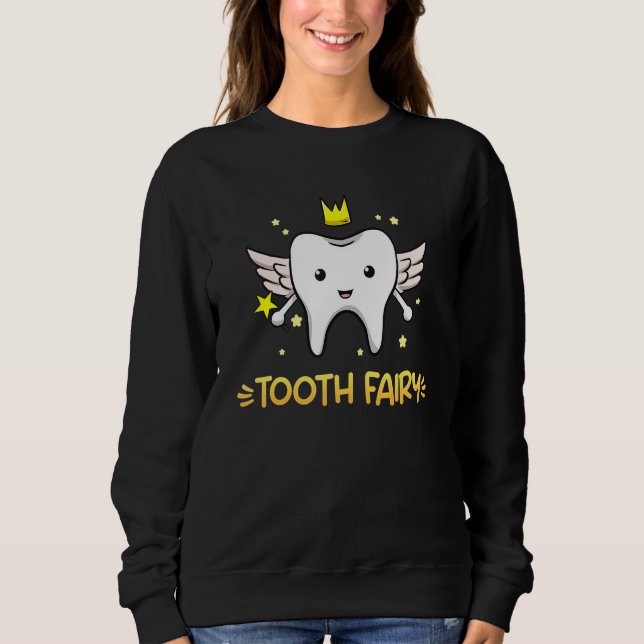 Dental Assistant Dentist Brace Teeth Tooth Fairy A T Shirt (Framsida)