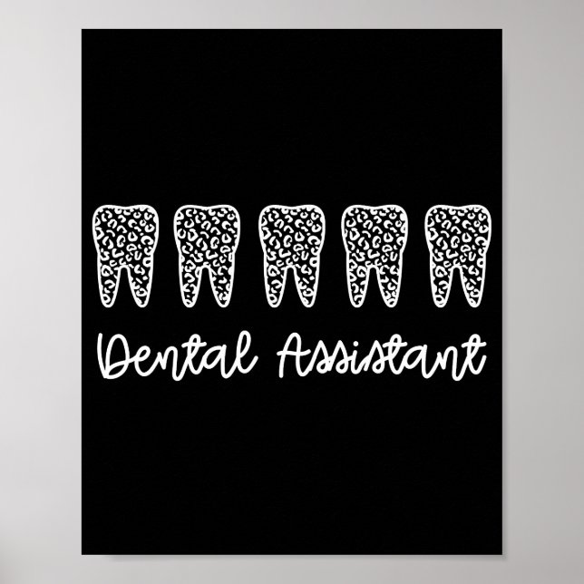 Dental Assistant | Gifts for Assistant Dentist Poster (Framsidan)
